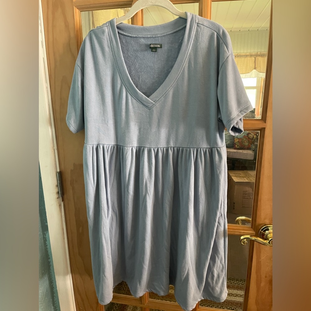Women’s blue dress